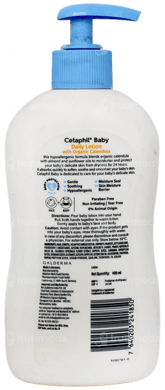Cetaphil Baby With Organic Calendula Daily Lotion 400Ml